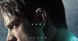 Promotional poster for "Altered Carbon" featuring a character's intense profile with the tagline "No Body Lives Forever.