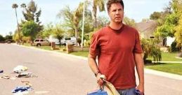Will Ferrell stands on a street surrounded by clutter in "Everything Must Go," a film about loss and self-discovery.
