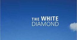 Poster for 'The White Diamond' by Werner Herzog, featuring a balloon against a blue sky and clouds, highlighting its stunning visuals.
