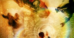 Action-packed movie poster for "Push" (2009) featuring a pivotal scene with Chris Evans and visual effects of psychic powers.