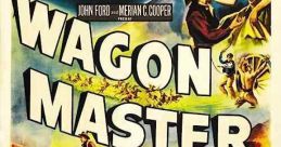 Wagon Master (1950) movie poster featuring John Ford's iconic Western adventure with dramatic visuals and vibrant colors.