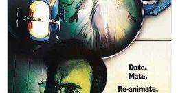 Poster of "Bride of Re-Animator" (1990), featuring H.P. Lovecraft’s eerie blend of horror and humor, showcasing memorable quotes.