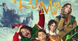 Exciting scene from 'Elf Me' (2023), showcasing a whimsical holiday adventure with colorful characters and festive fun.