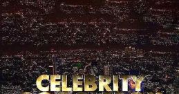 Logo of Celebrity Gogglebox (2019) showcasing the vibrant city skyline at night, capturing the show's unique entertainment vibe.