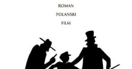 Silhouettes of characters from Oliver Twist (2005) in a dramatic poster; directed by Roman Polanski, releasing this fall.
