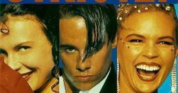 Colorful poster for "Strictly Ballroom" showcasing iconic characters and vibrant energy of the dance film.