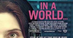 In a World (2013) An underachieving voice coach finds herself competing in the movie trailer voice-over profession against