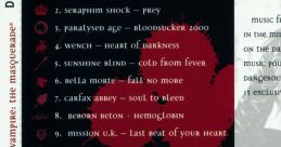 Vampire The Masquerade — from the Succubus Club Vampire The Masquerade from the Succubus Club - Video Game Video game