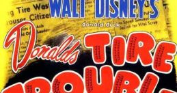 Donald's Tire Trouble (1943) Donald drives too fast and blows out a tire. Of course, with this clown, changing it is not a