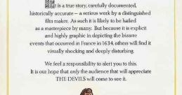The Devils (1971) In 17th-century France, Father Urbain Grandier seeks to protect the city of Loudun from the corrupt