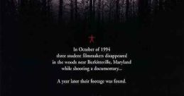 The Blair Witch Project (1999) Three film students vanish after traveling into a Maryland forest to film a documentary on the