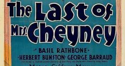 The Last of Mrs Cheyney (1929)