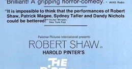 The Birthday Party (1968) The down-at-heel lodger in a seaside boarding house is menaced by two mysterious strangers, who