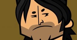 Chris McLean displays a smirk, embodying his host persona from "Total Drama" (2007-2008), adding charisma to the show.
