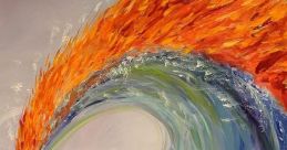 Plosion With Wave Of Fire