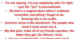 Ridiculous phrases