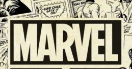 Vintage Marvel Comics artwork featuring iconic characters and bold typography, perfect for comic enthusiasts and collectors.