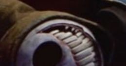 Close-up of a character's face featuring a wide grin and hollow eyes, embodying the eerie aesthetic of "1 0 0 6 (the prototype).