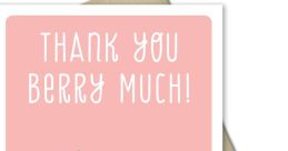 Ladkathank You Berry Much