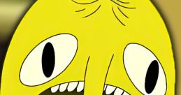 Surprised lemon character with exaggerated features expressing shock, perfect for EchoAJ Stream content.