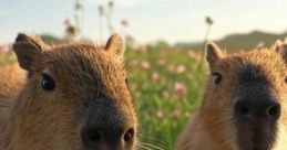 Minnie and Gene The Capybara