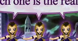 Darcy stands with her identical copies, showcasing the confusion, "Which one is the real?" from Winx Club Atlas Oceanic dub.