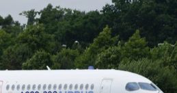 Airbus A220-300 on the runway, showcasing its sleek design and advanced GPWS technology for safe landings.