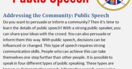Speech