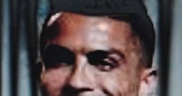 Ronaldo smiling while singing a jammable tune, showcasing his passion for music and entertainment.
