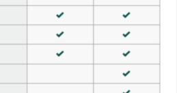 Checklist displaying selected options for Chesna products or services, highlighting key features and availability.