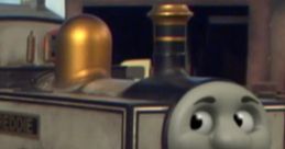 Freddie the Fearless Engine smiles in the CGI Era, showcasing his unique design and charming personality from Bob Golding's series.