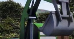 Alfie the Excavator, SLOTLT-S20, features a cheerful design with a green body and friendly expression in a CGI setting.
