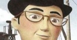 Mr. Percival, known as The Thin Controller, in his iconic CGI-era outfit, exuding charm and leadership.