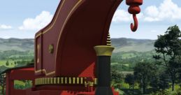 Harvey the Crane Engine smiles on the tracks, showcasing his iconic design in the CGI era of the beloved series.