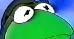 Kermit the Frog in detective attire, pondering a mystery from Little Muppet Monsters, showcasing his iconic charm.