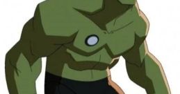 Angry Hulk from Planet Hulk, showcasing his immense strength and iconic green physique, ready for battle in black shorts.