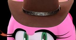 Amy from Sonic & Friends: The Wild West wears a cowboy hat, showcasing her adventurous spirit and vibrant personality.