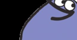 Quack from Peep and the Big Wide World, a playful purple character with big eyes and a cheerful expression.