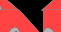 Cartoonish character resembling a cat inside a red "N" with a prohibition symbol, emphasizing a playful design.