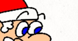 Santa Claus from the Mario and Luigi Show, featuring his iconic red hat and white beard, smiling cheerfully.