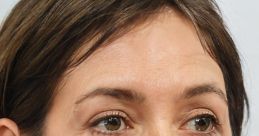 Woman with an unusual facial distortion, reflecting unique artistic expression, aiming to spark conversations around "Italian Robot Gibberish.