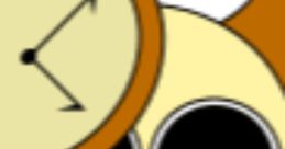 Character from Sprunki PMX with clock features and a friendly expression, representing a unique broker role.