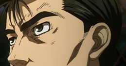 Takeshi Nakazato, voiced by Hisagi Gin, portrayed with a focused expression in a dramatic scene.