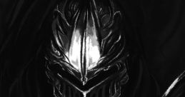 Dark warrior in intricate armor, embodying the epic theme of *Life or Dead Remake* with dark, dramatic tones.