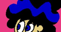 Goth Horace from the Mario and Luigi Show, featuring bold colors and unique style against a vibrant pink background.