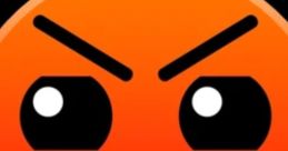 Angry red emoji with furrowed brows, representing frustration in "Rock On The Ground By (Weight GG)." Ideal for gaming content.