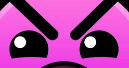 Angry pink emoticon with furrowed brows and an open mouth, capturing intense frustration and emotion in a vibrant style.