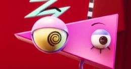 Amused Zooble from The Amazing Digital Circus poses playfully, showcasing vibrant colors and quirky design elements.