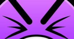 Frustrated purple character with eyes narrowed, expressing emotion, themed around "Lava in my Mouth!" excitement.