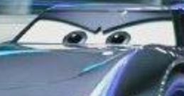 Jackson Storm appears angry in Cars 3, showcasing his signature sleek gray design and intense expression.